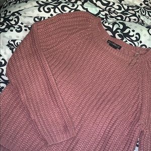 Pink sweater